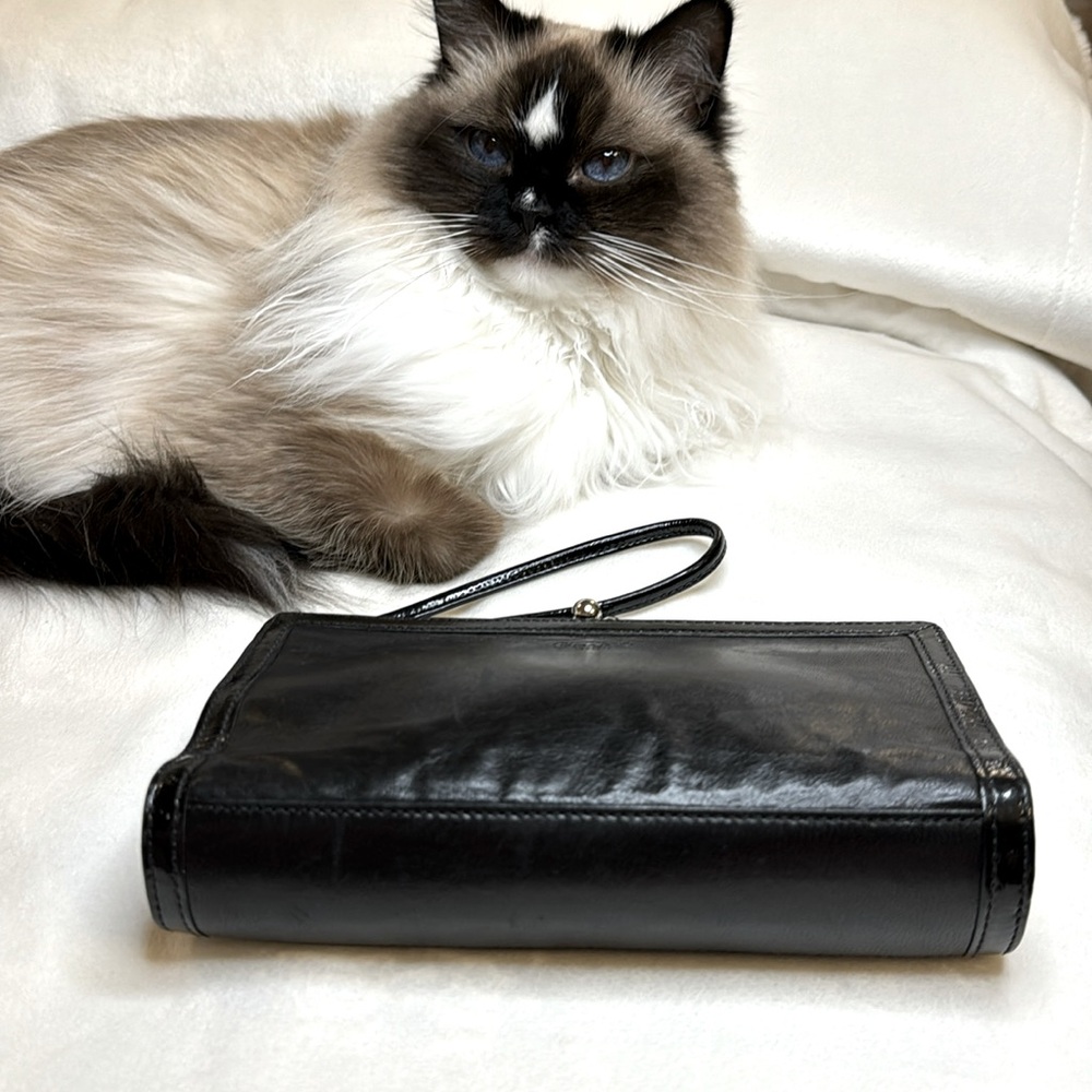 Coach Leather Clutch EUC Vintage